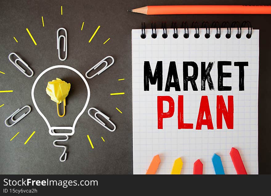 Business concept. List with text STRATEGY MARKETING.