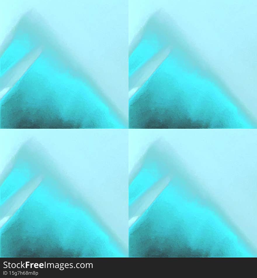 Seamless luminous turquoise abstract squares