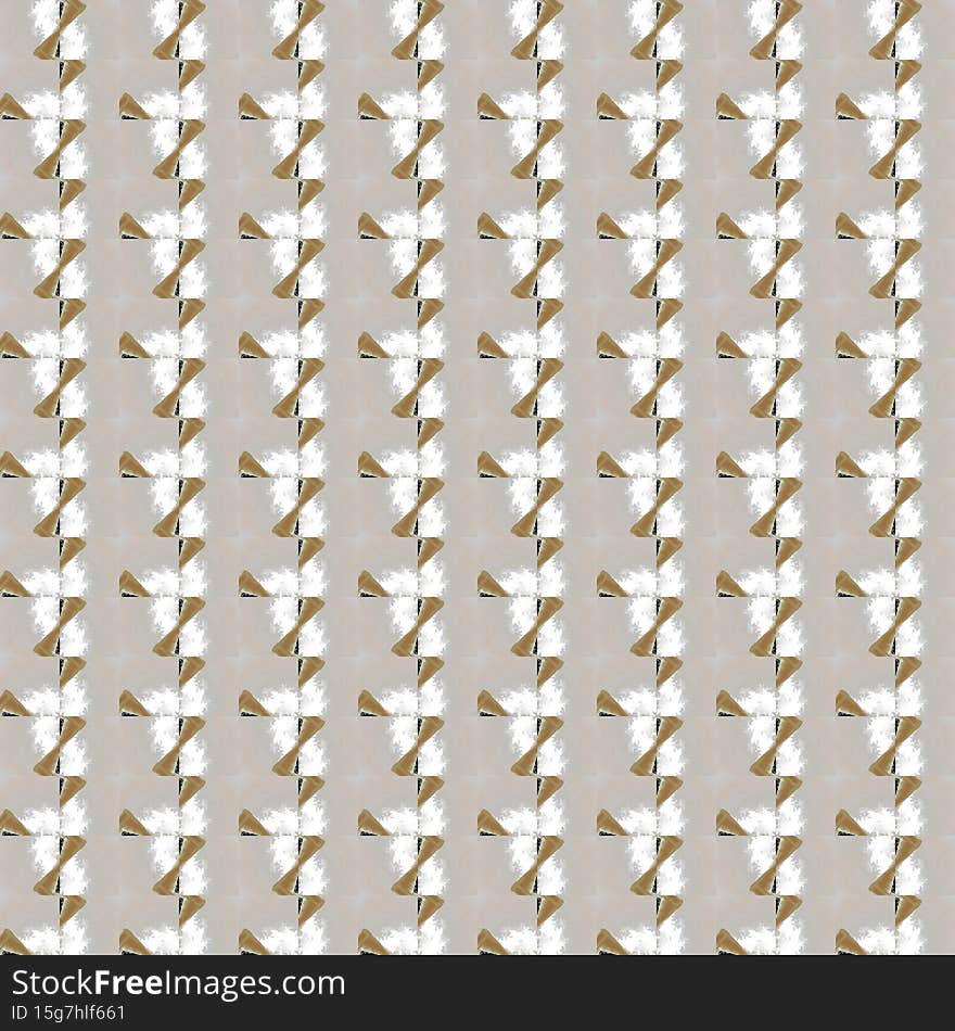 Seamless checkered brown beige white pattern