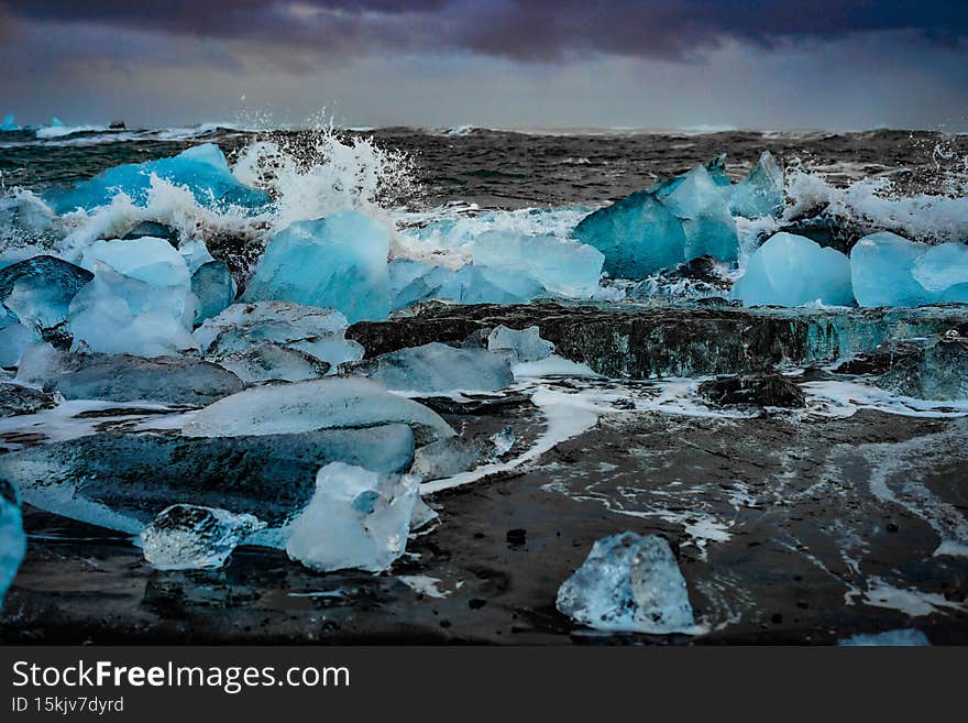 Diamond Beach Feico Image (Iceland). Shooting Location:Iceland