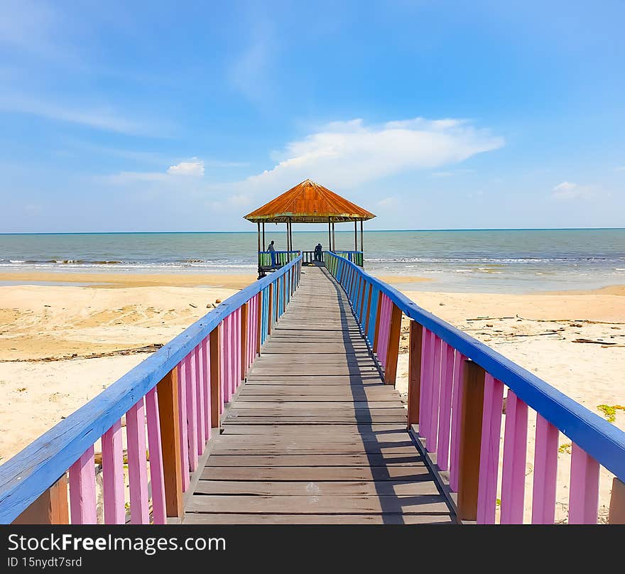 Beach at Sukamara Central Borneo