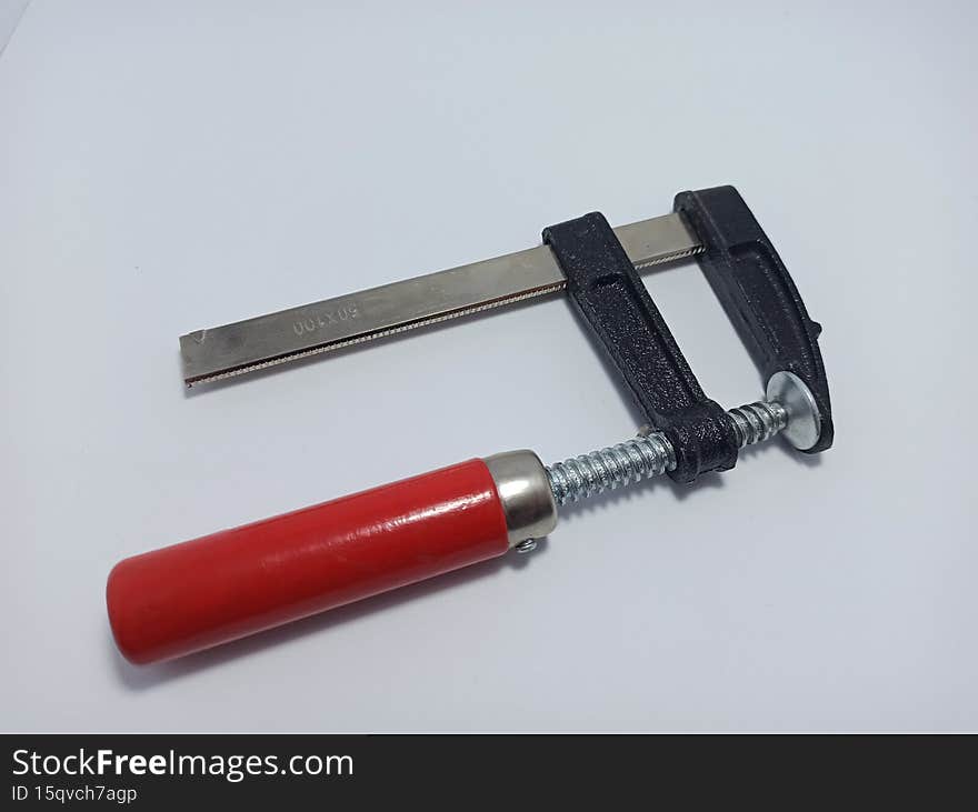 Red Small Clamping Clamp With Thread