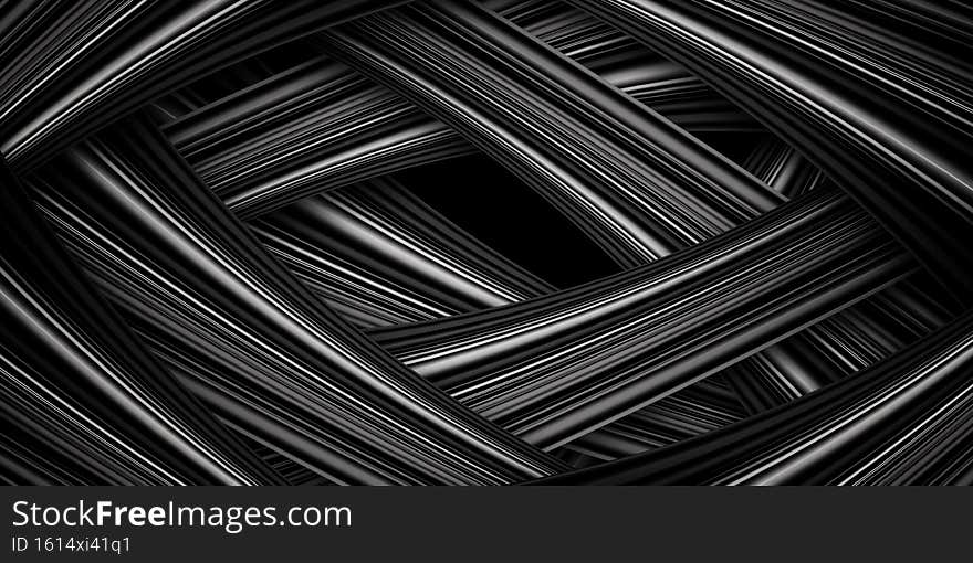 Black and Gray Abstract Wave Texture