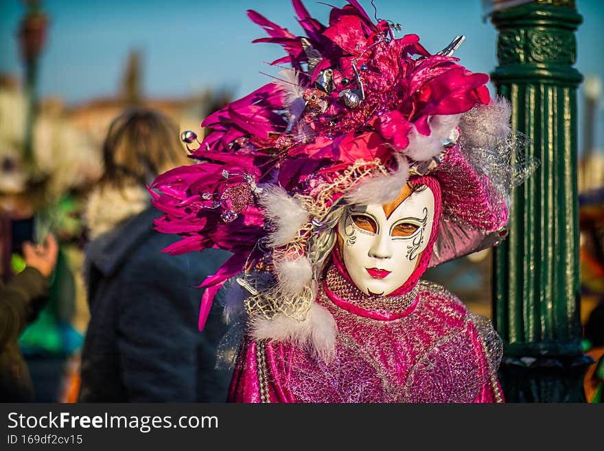 Carnival in St. Markus Square Venice Italy. Carnival in St. Markus Square Venice Italy