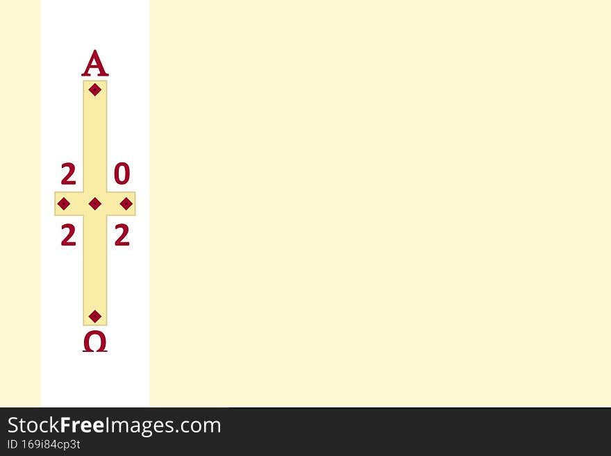 Easter Candle 2022 Template