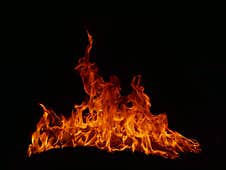 Flame Flame Texture For Strange Shape Fire Background Flame Meat That Is Burned From The Stove Or From Cooking. Danger Feeling Royalty Free Stock Photo