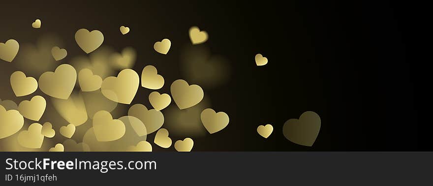 Hearts love background