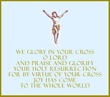 We Glory In Your Cross O Lord Royalty Free Stock Photography