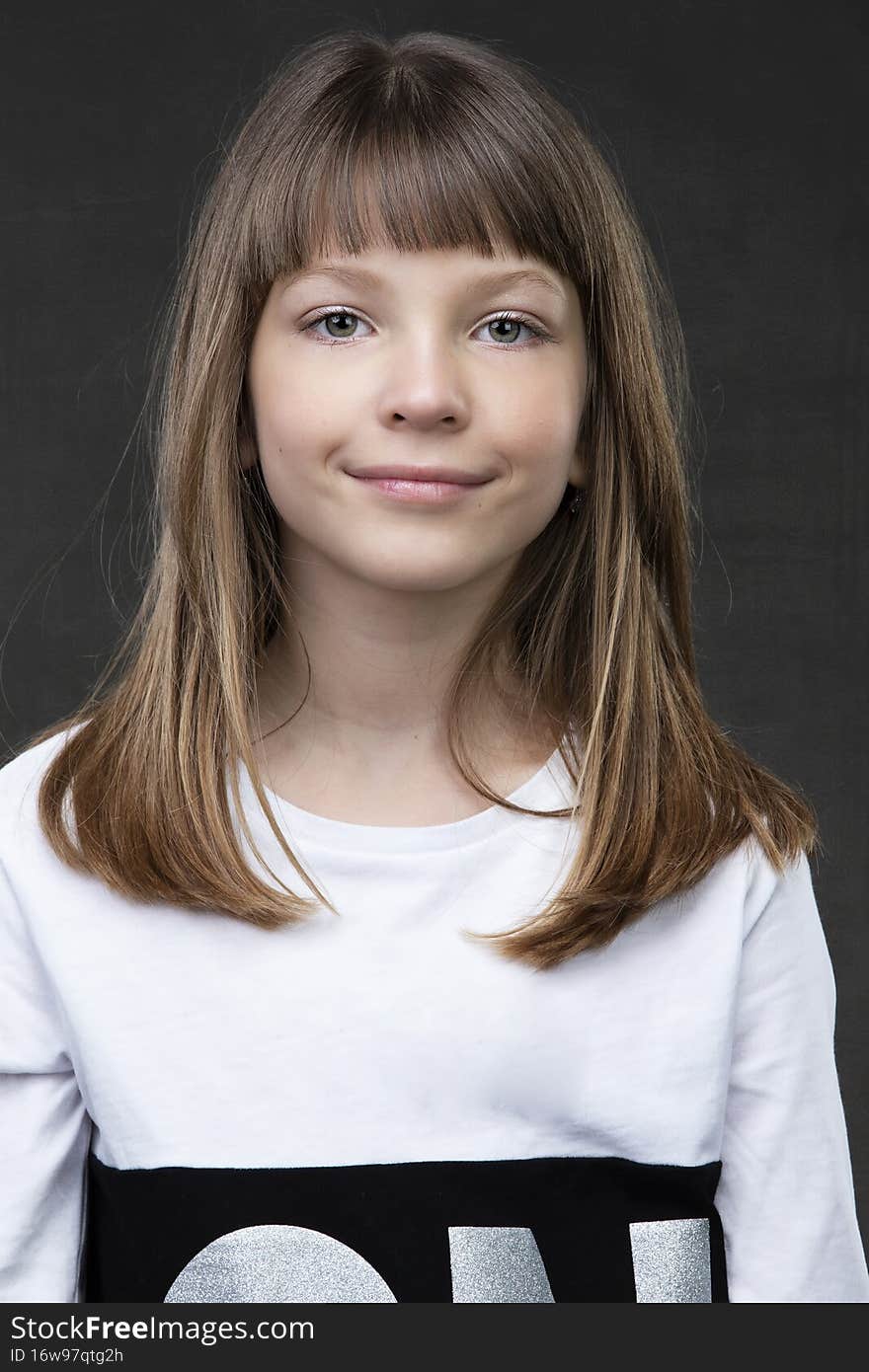 A beautiful ten year old girl