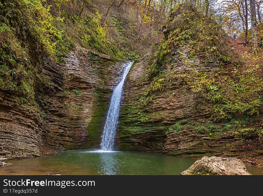 Maiden Spit Waterfall at Rufabgo Stream Waterfalls. Maiden Spit Waterfall at Rufabgo Stream Waterfalls