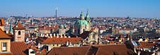 Prague Castle And The Old Town Stock Photo