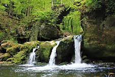 Waterfall In Mullerthal, Luxembourg Stock Image