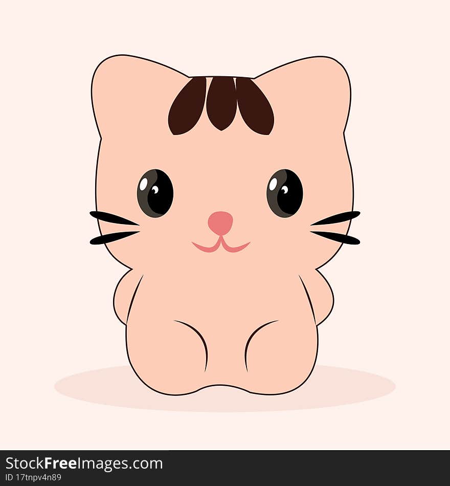 cute cartoon cat clipart