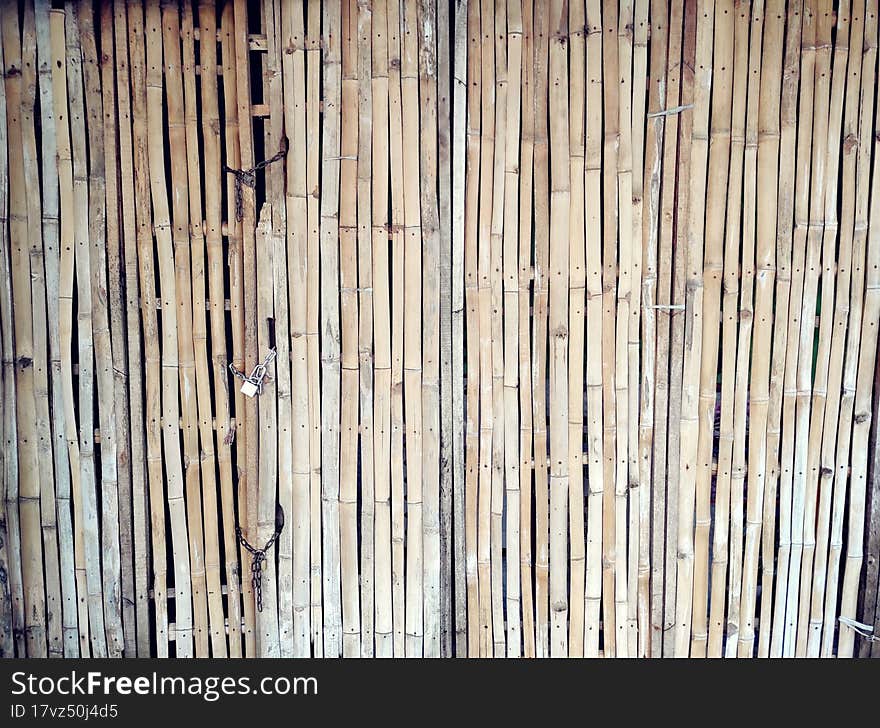 Background tekstur patten bamboo natural color