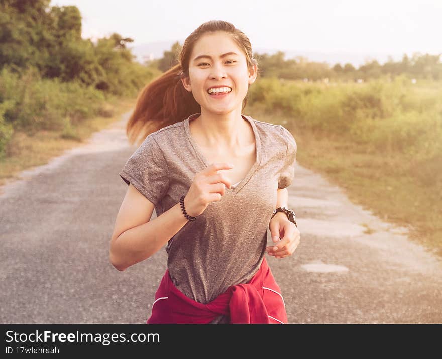 Conceptual shot of Healthy and lifestyle of woman while doing workout. Conceptual shot of Healthy and lifestyle of woman while doing workout.