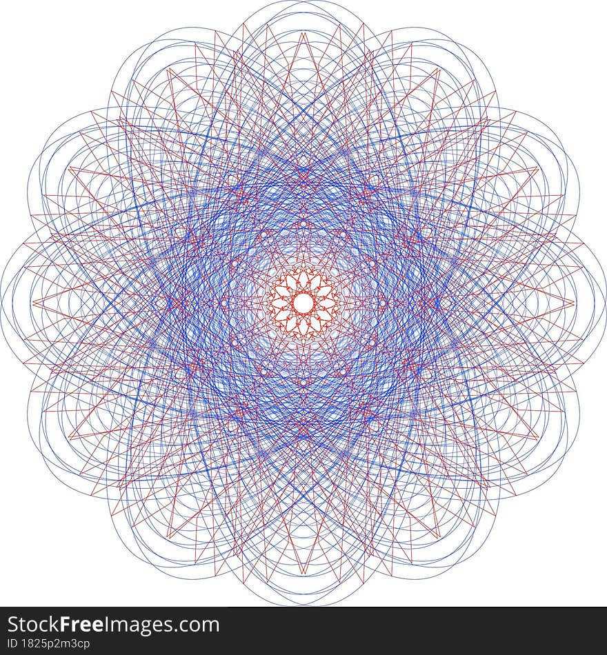 Meditation on the mandala, a sacred Buddhist symbol