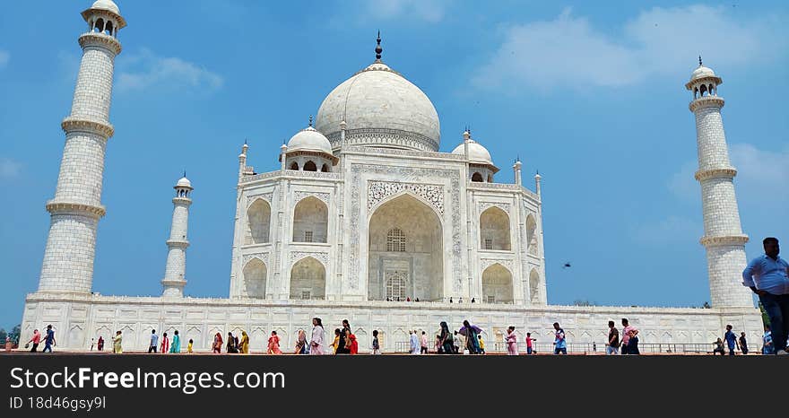 Taj Mahal View From West Side