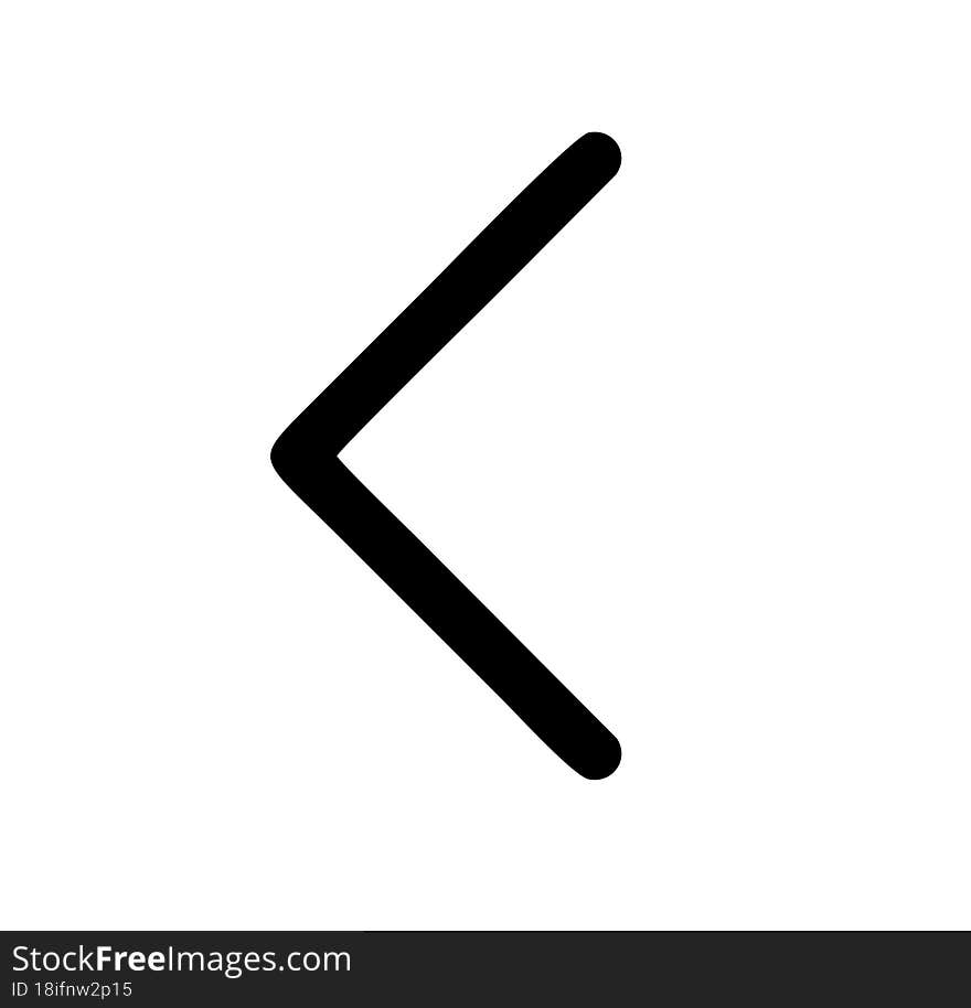 arrow icon  illustration in black on the white background, illustration of arrow symbol in a white backgrounda