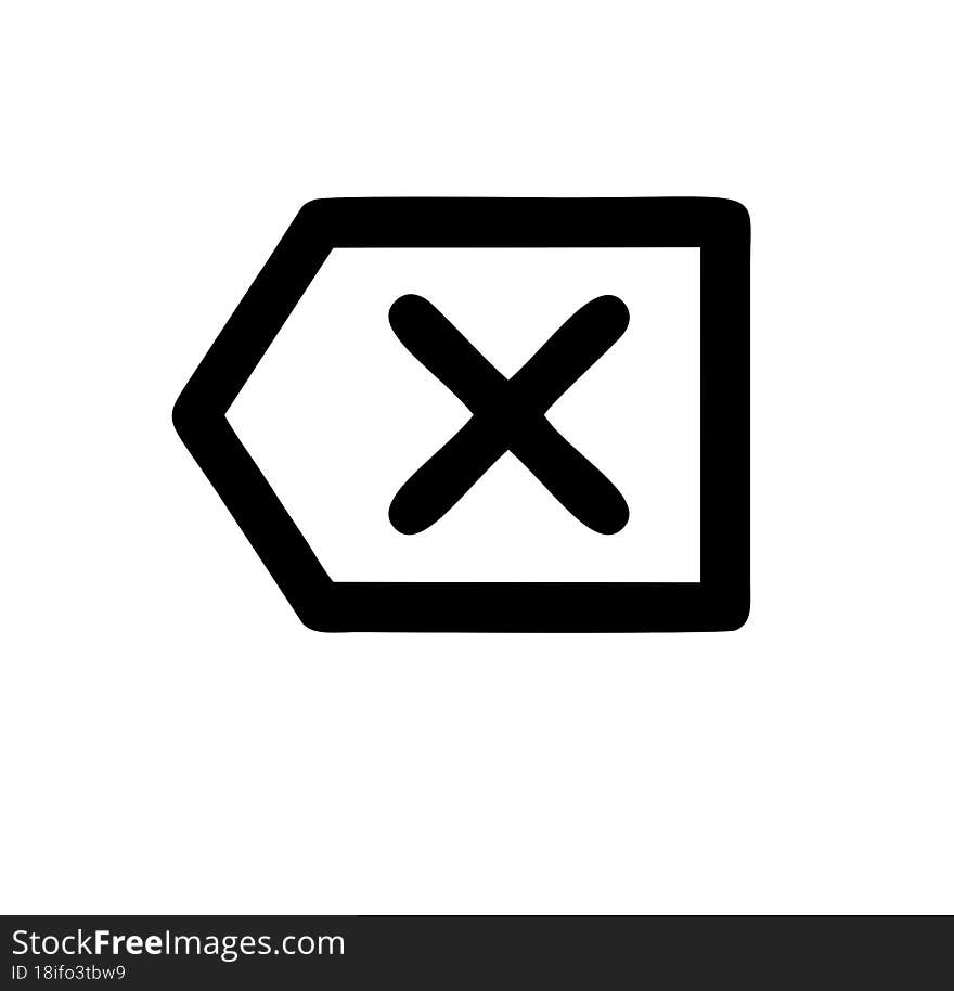 arrow icon  illustration in black on the white background, illustration of arrow symbol in a white background