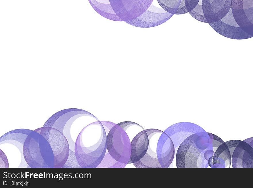 background white with purple circles for any projects