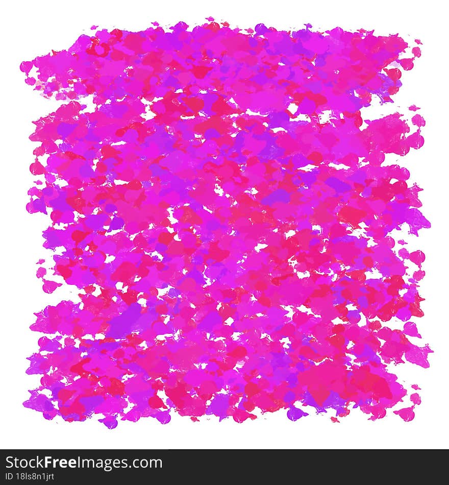 Bright Pink and Purple Paint Splash Graphic