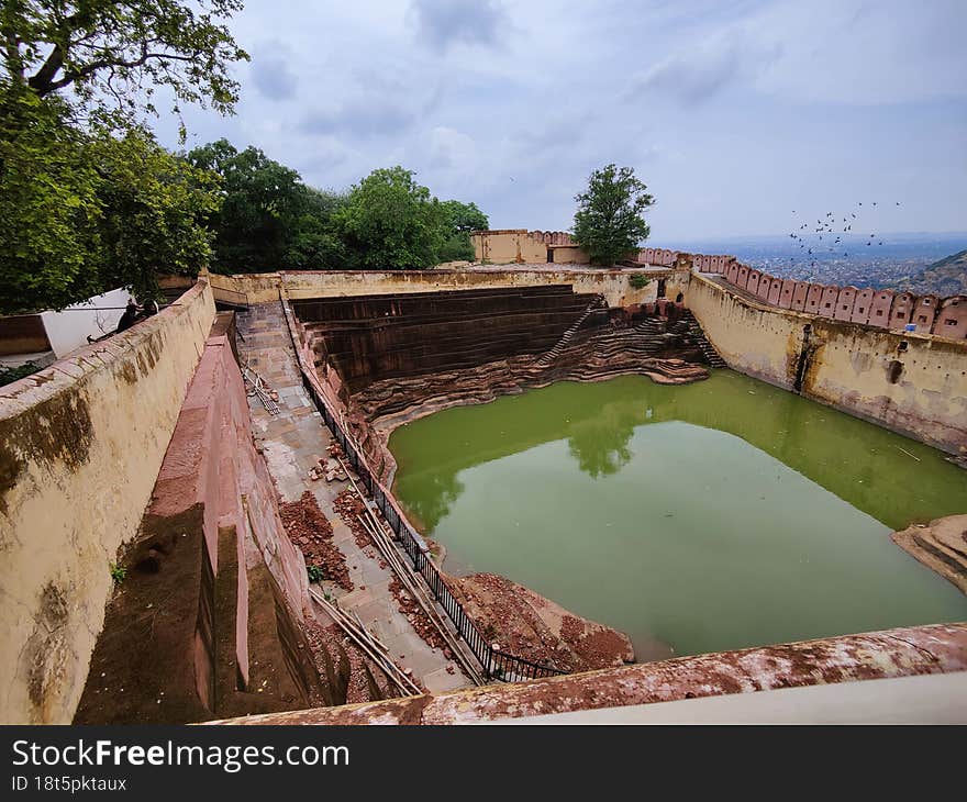 Bawdi in Nahargarh fort Jaipur