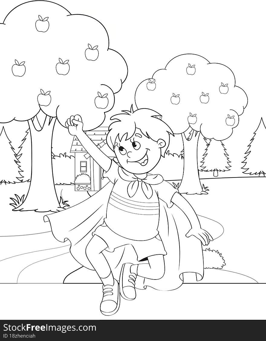 This is a worksheet outline illustration page to color for kids to enhance coloring skills,  high resolution jpeg image