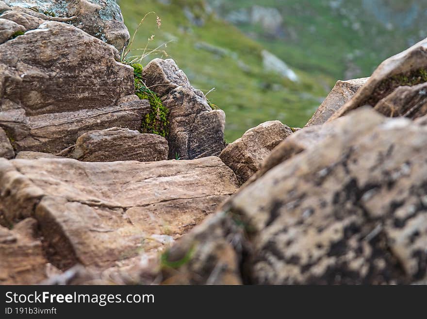 Beautiful mountains rocks Cliffs Close Up