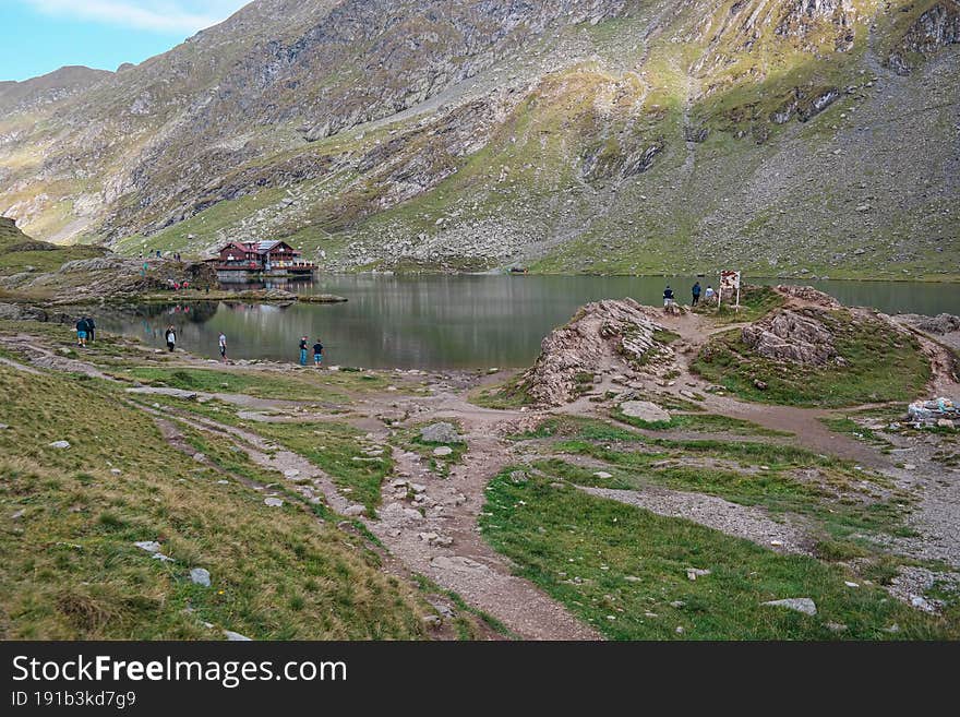 Lake On Top Of The Mountain Balea Lac