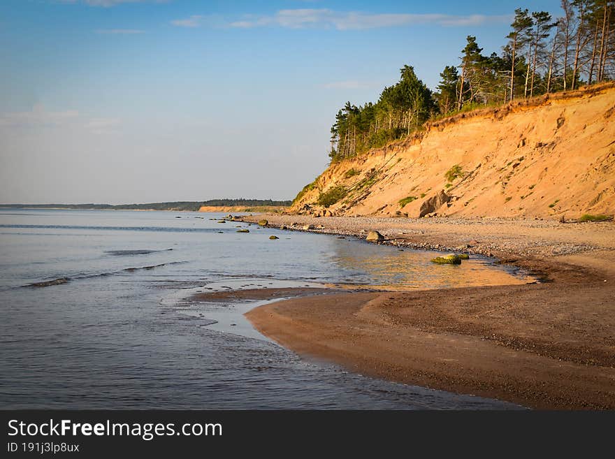 Beautiful coast view in Latvia