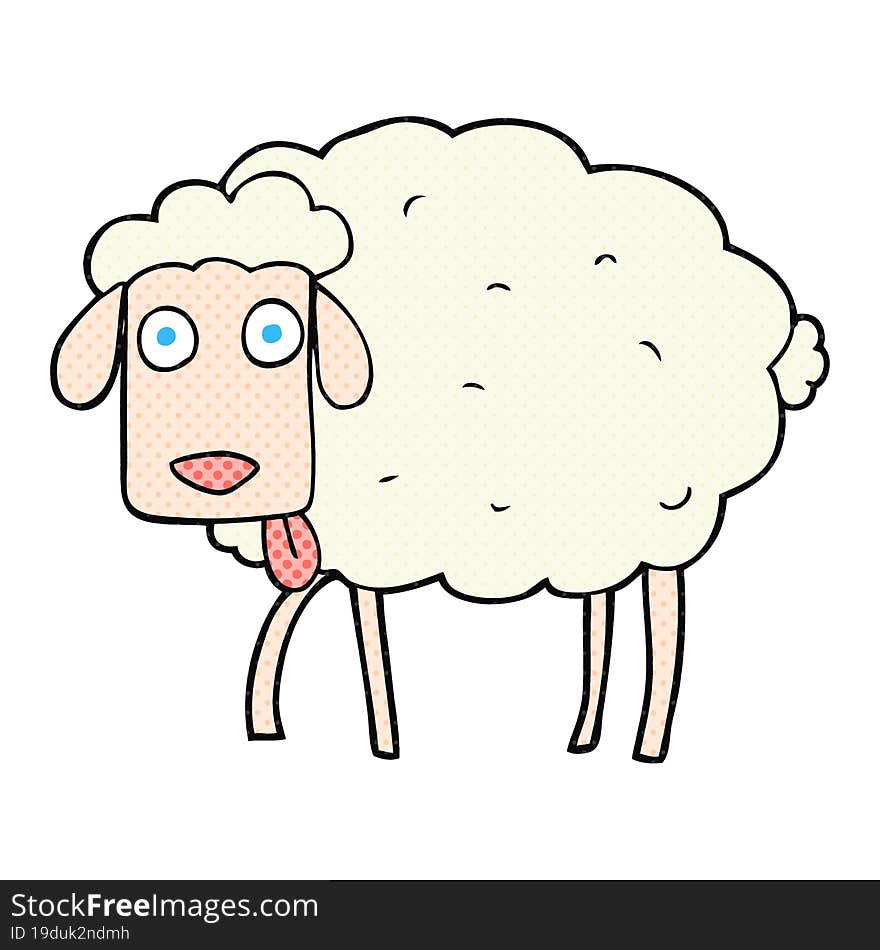 cartoon sheep