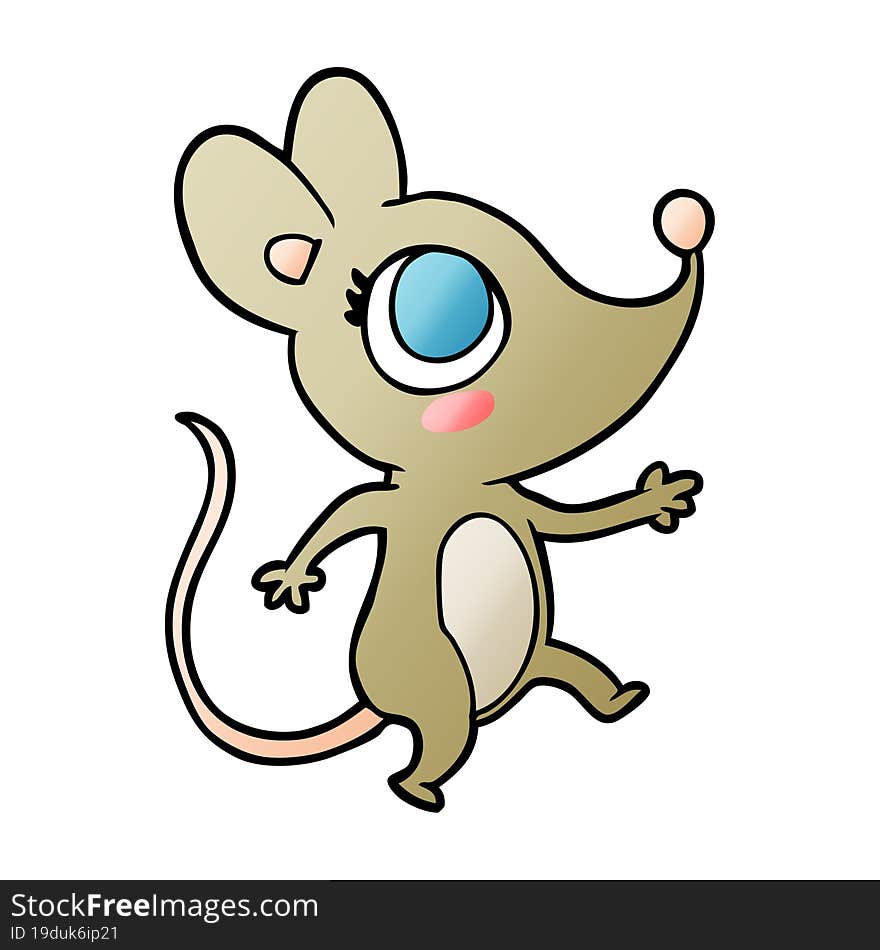 cute cartoon mouse. cute cartoon mouse