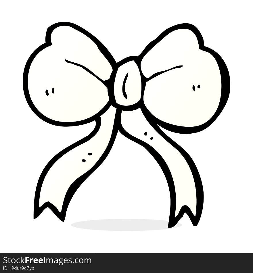 cartoon bow tie