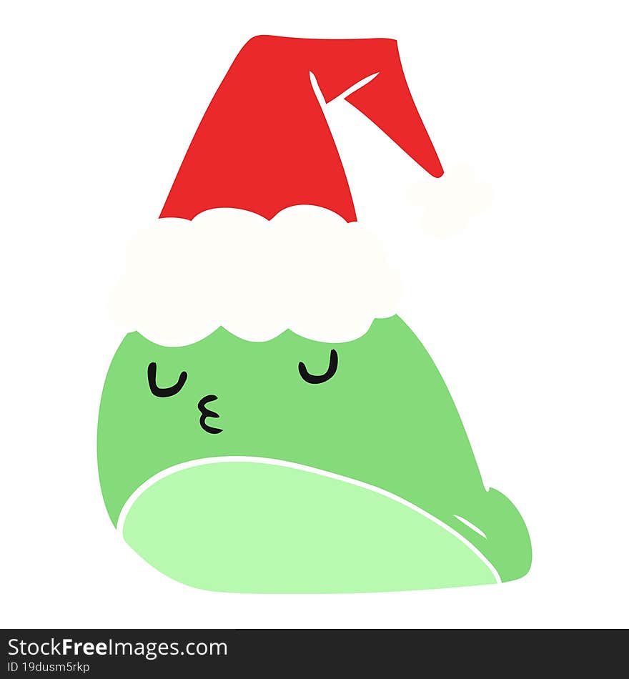 Christmas Cartoon Of Kawaii Slug