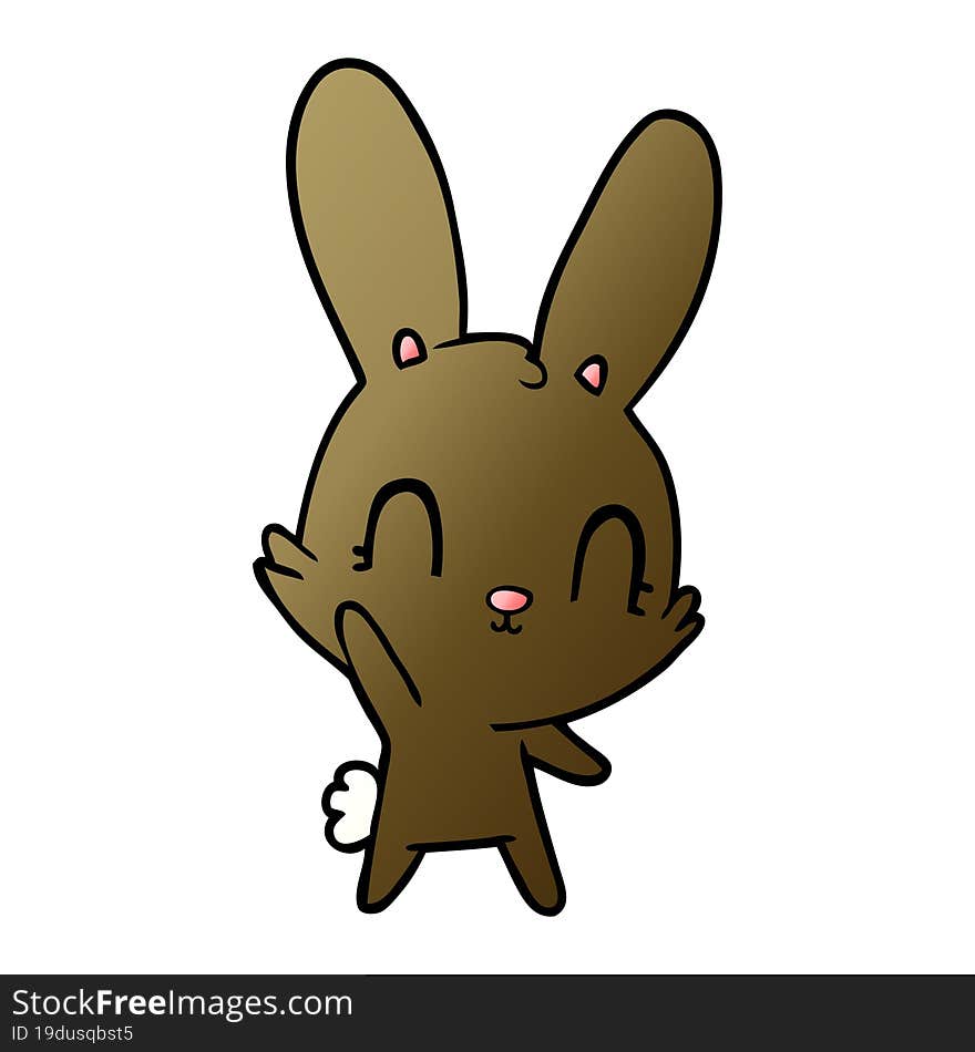 cute cartoon rabbit. cute cartoon rabbit