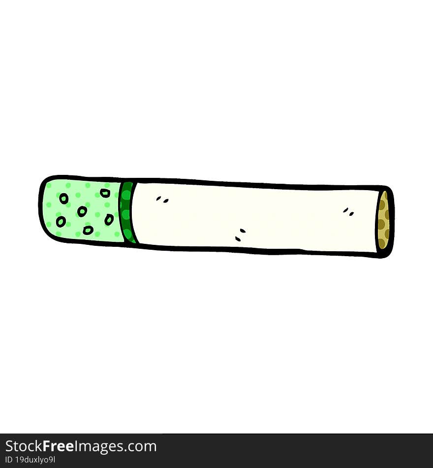 cartoon doodle cigarette