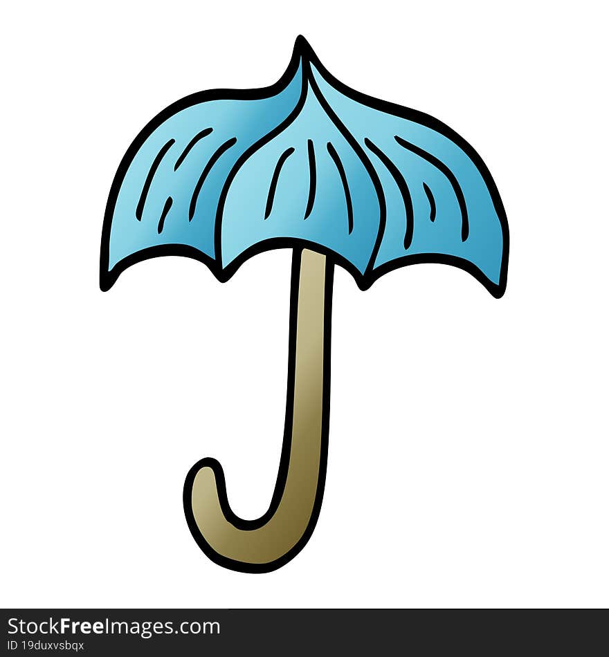 cartoon doodle umbrella tattoo symbol