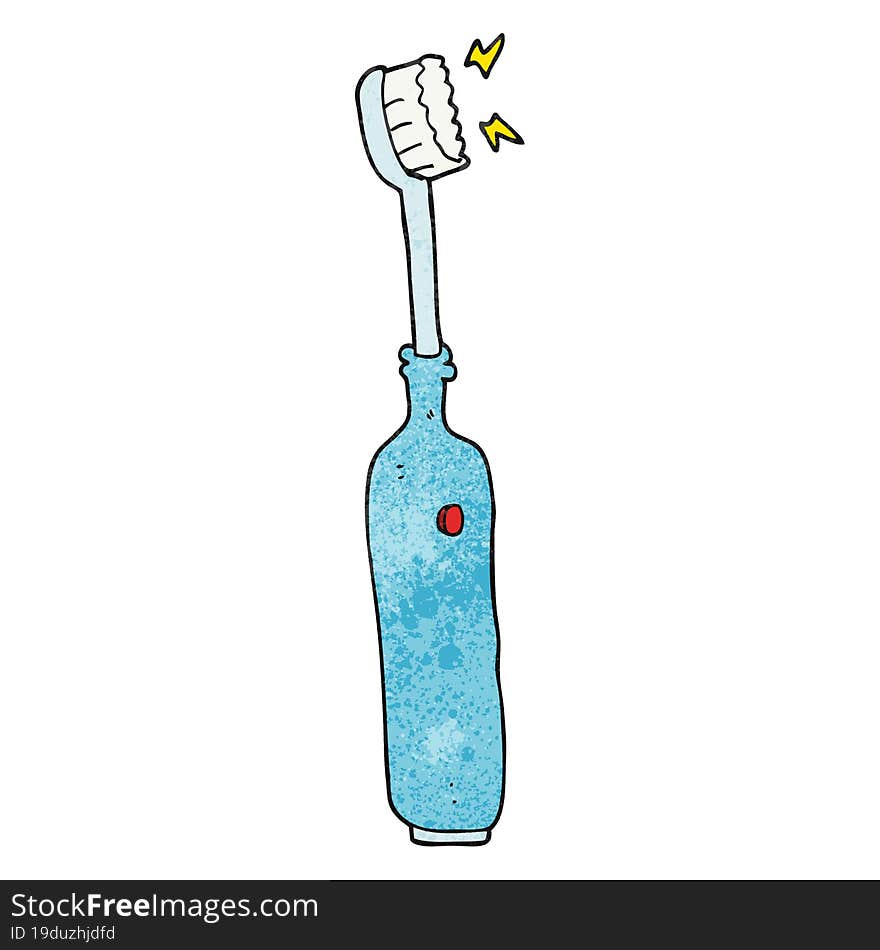 textured cartoon electric tooth brush