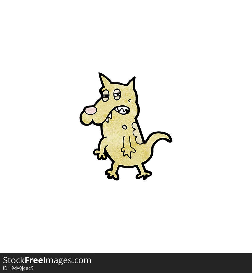 cartoon little dog