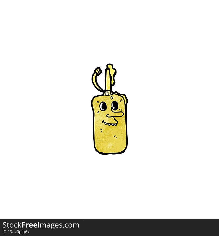 Mustard Bottle Cartoon