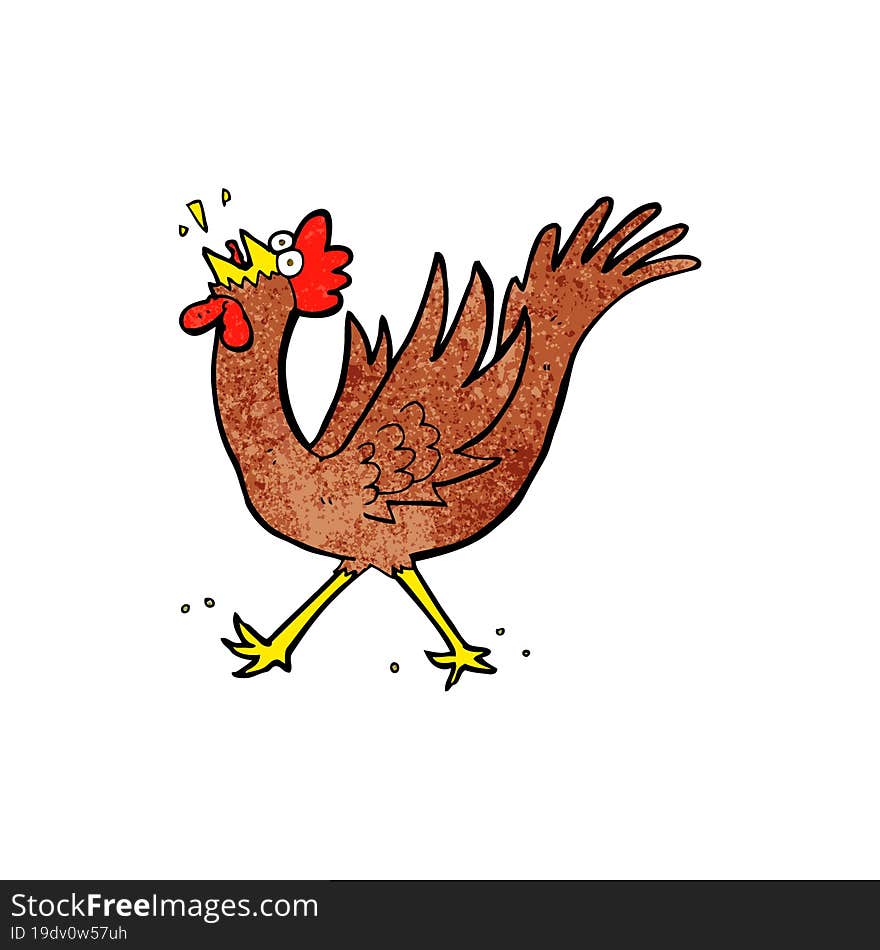 cartoon rooster