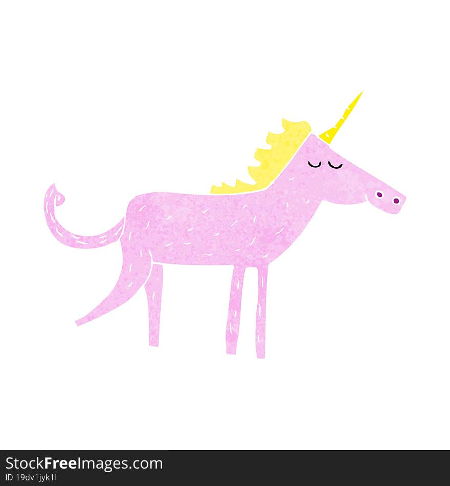 cartoon unicorn