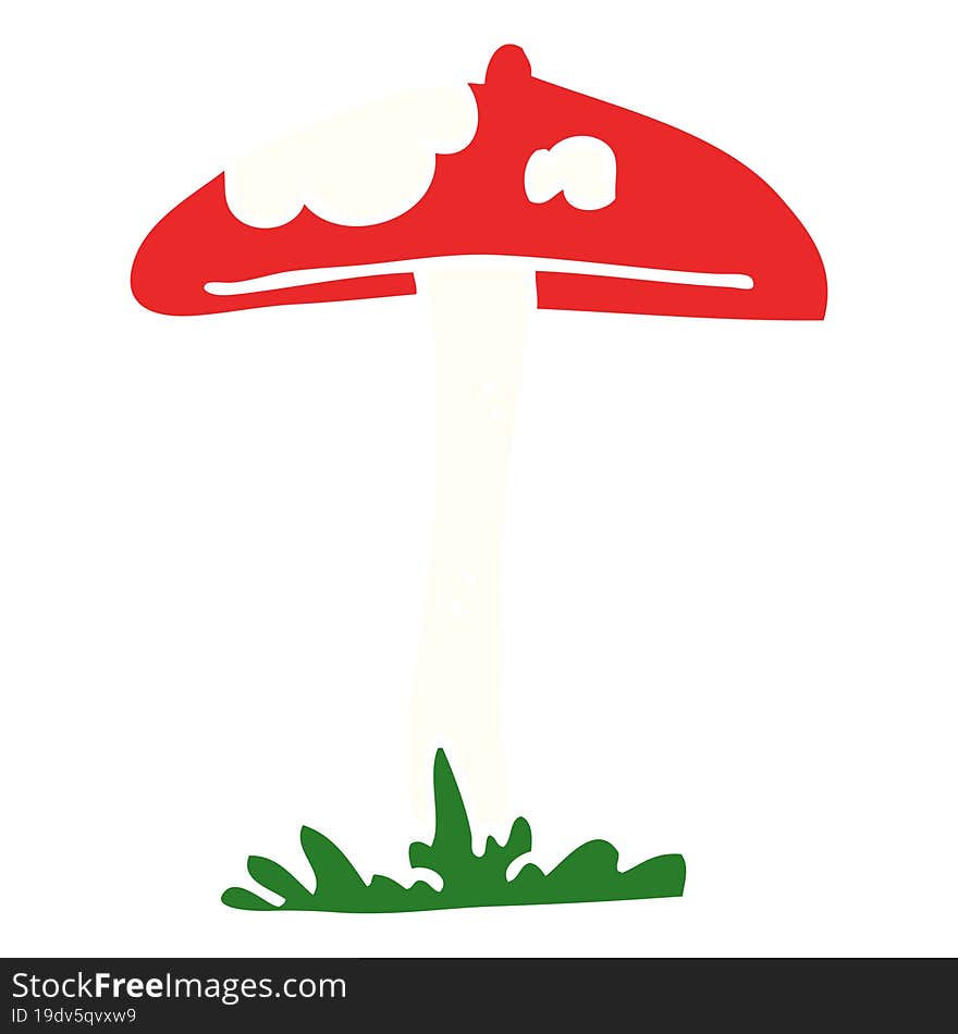 Cartoon Doodle Mushroom