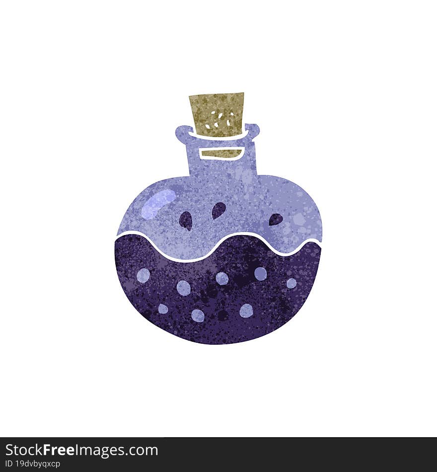 Retro Cartoon Science Potion