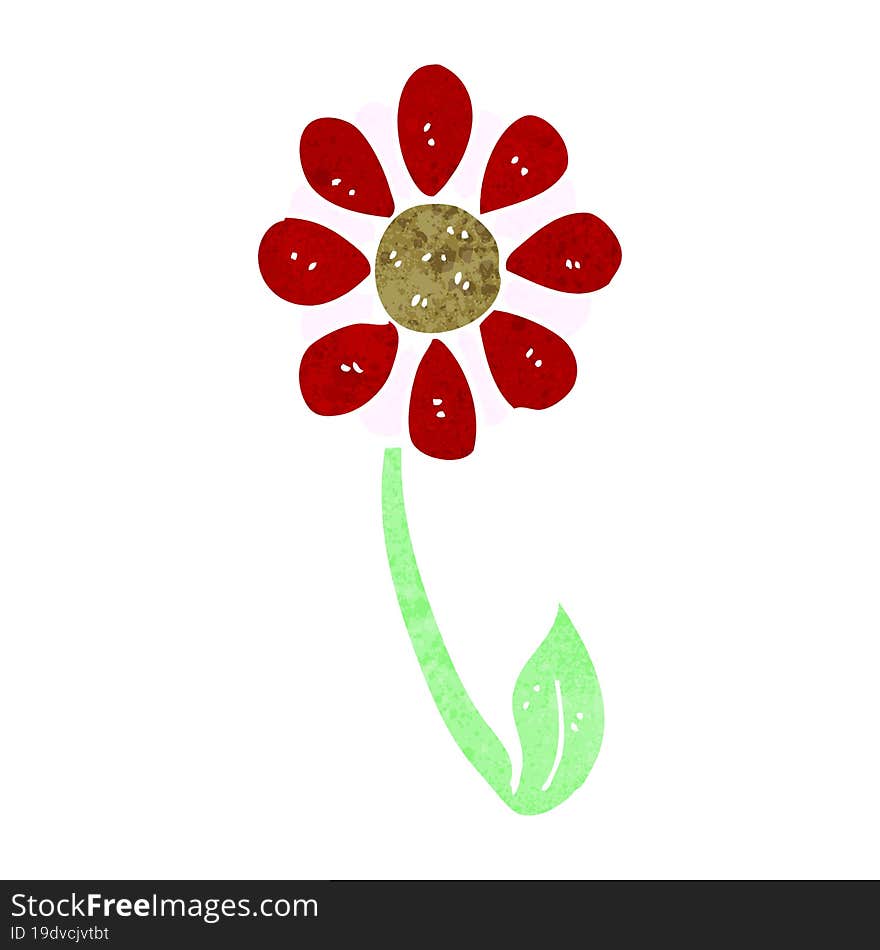 cartoon flower