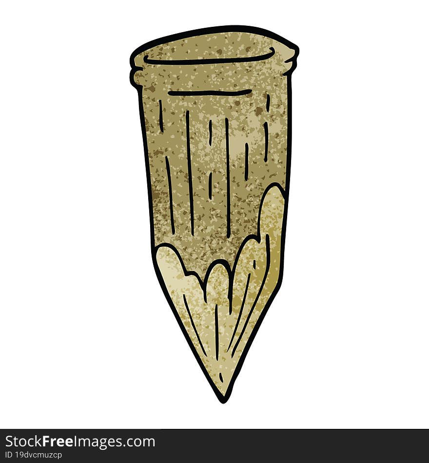 Cartoon Doodle Wood Stake