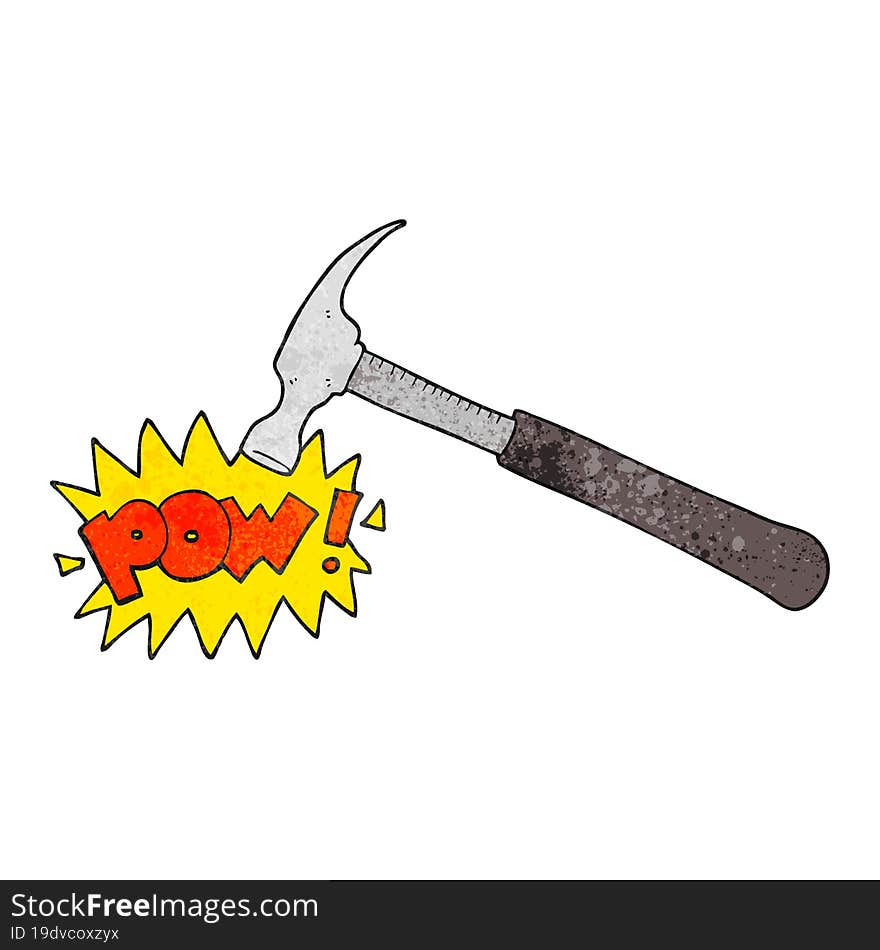 texture cartoon hammer