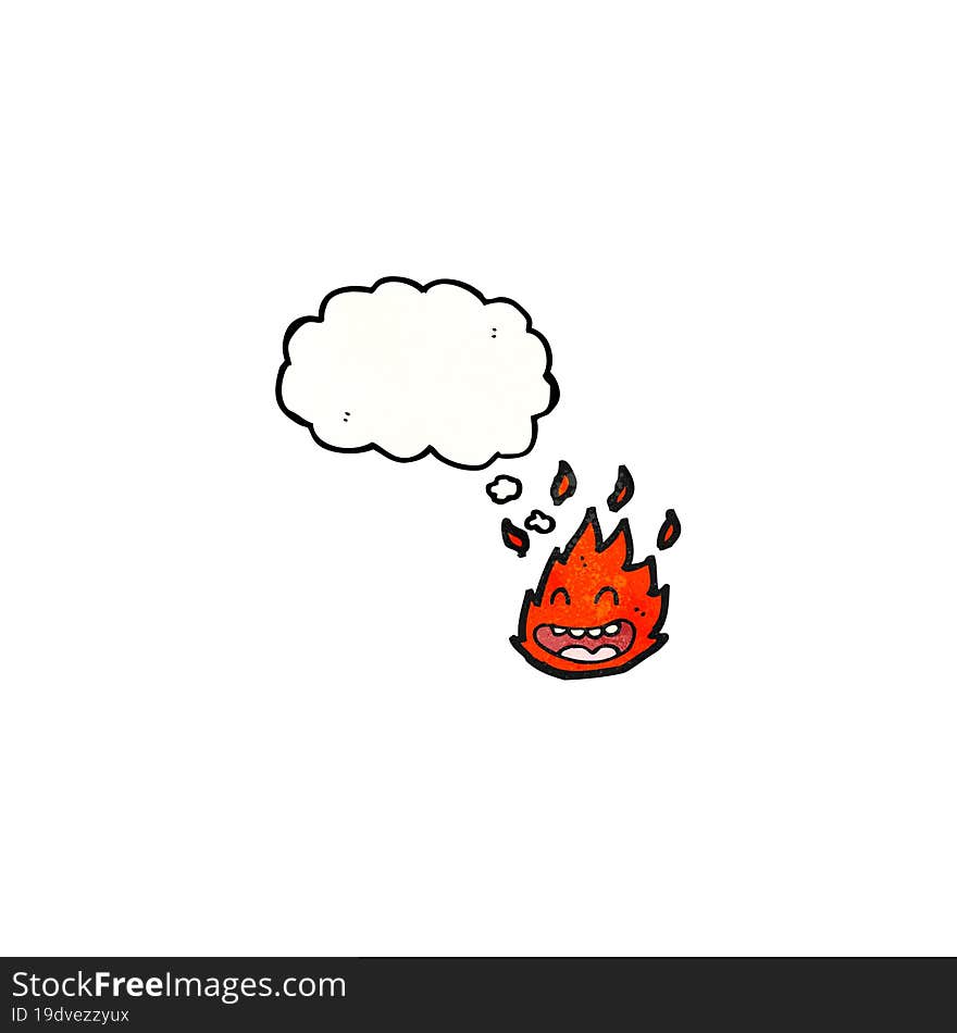 little flame cartoon