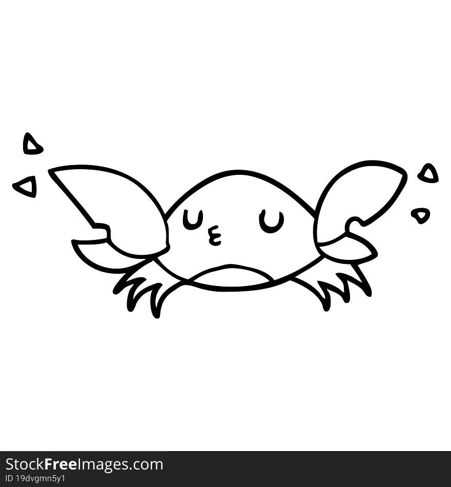 Cartoon Crab