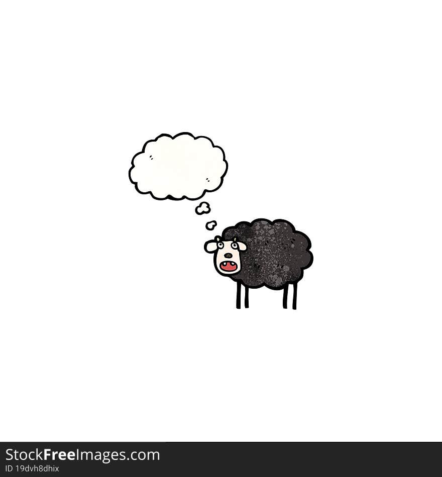 black sheep cartoon